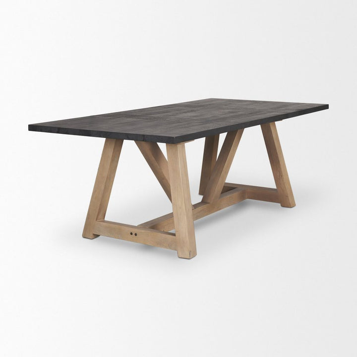 Dining Tables Solace Black | Brown | 84x42 Dining Table