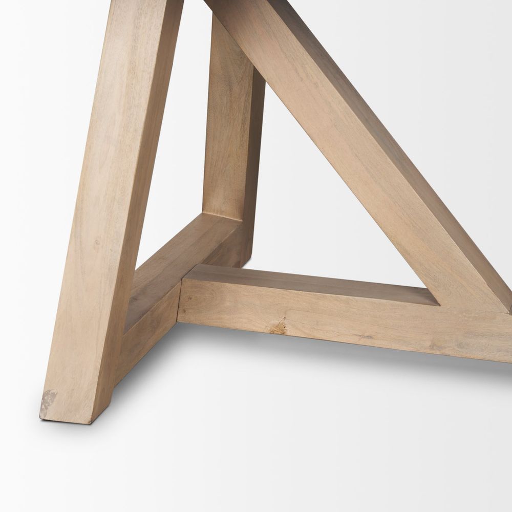 Solace Black | Brown | 84x42 Dining Table
