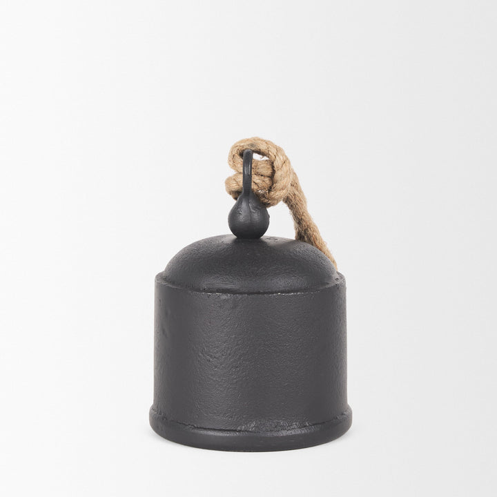 Stravinsky Matte Black Metal | Medium Decorative Object