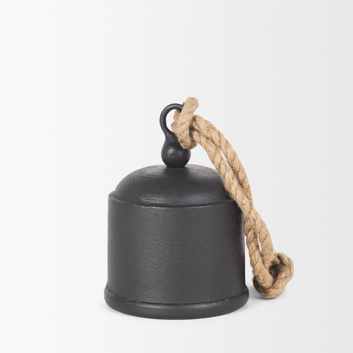 Stravinsky Matte Black Metal | Medium Decorative Object