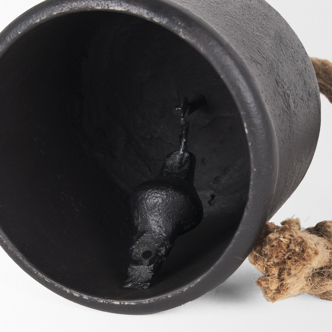 Stravinsky Matte Black Metal | Medium Decorative Object