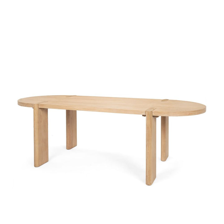Althea Light Brown | Wood Dining Table