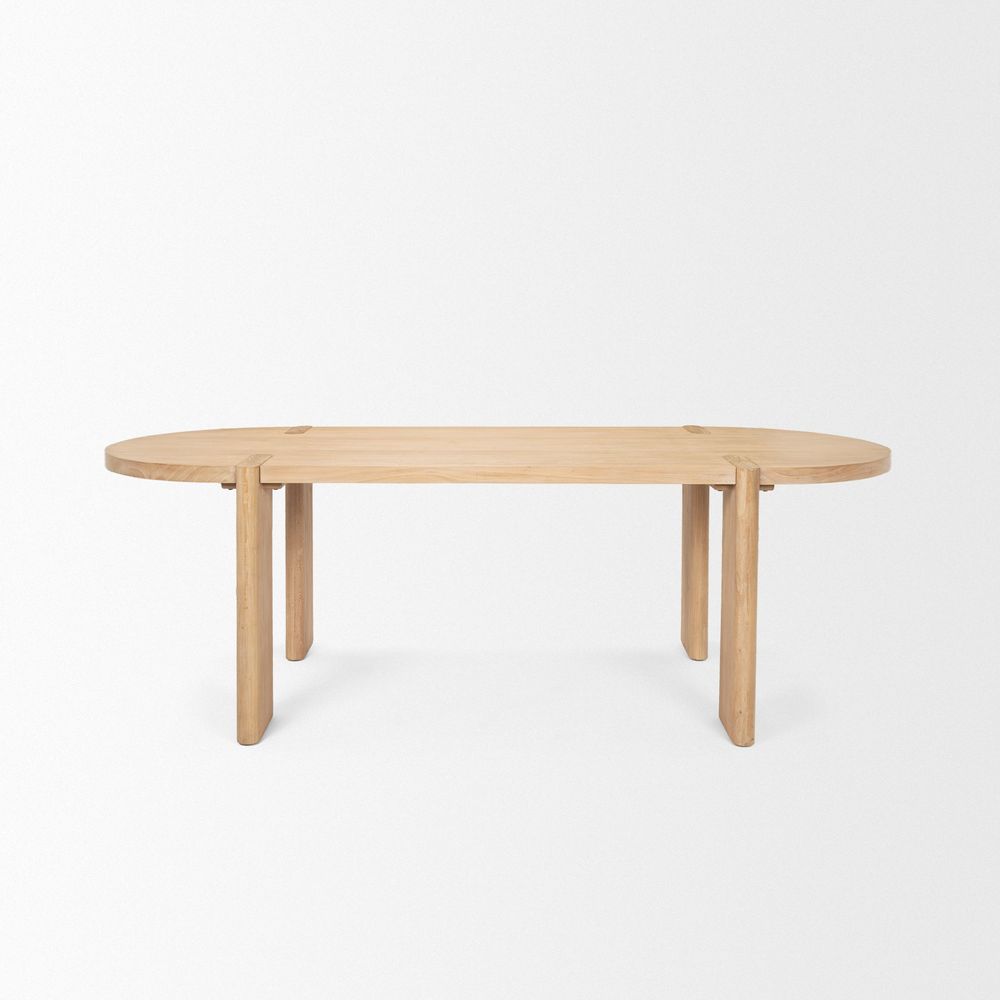 Althea Light Brown | Wood Dining Table