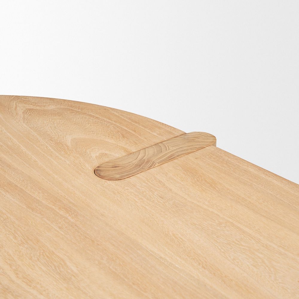 Althea Light Brown | Wood Dining Table