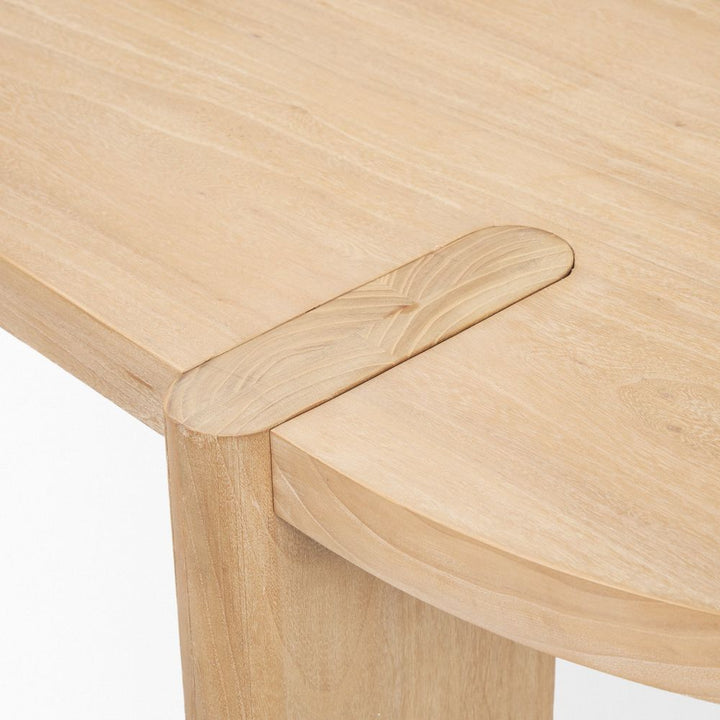 Althea Light Brown | Wood Dining Table