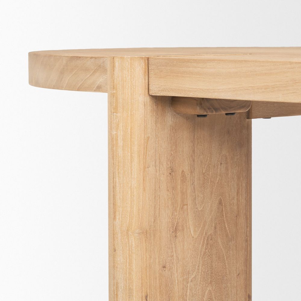 Althea Light Brown | Wood Dining Table