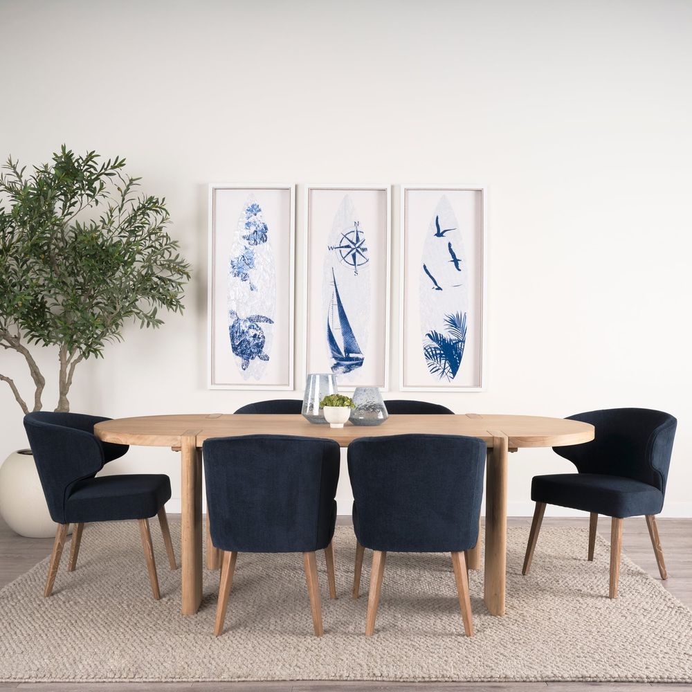 Althea Light Brown | Wood Dining Table