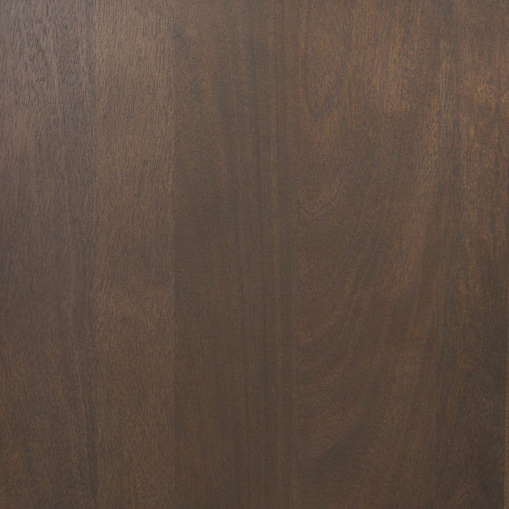 Garrick Dark Brown Wood | Black Metal | 80"H Display Cabinet