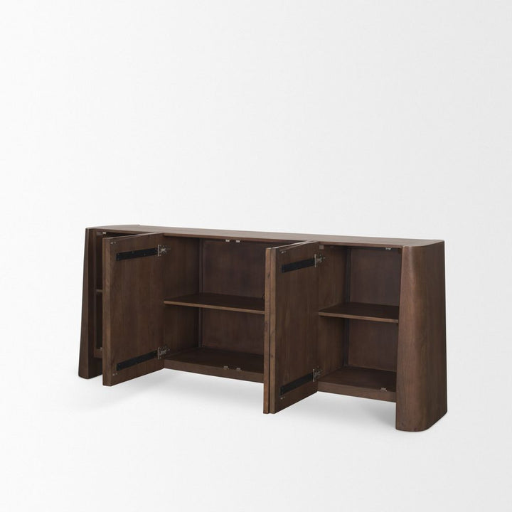 Tye Medium Brown | Wood Sideboard