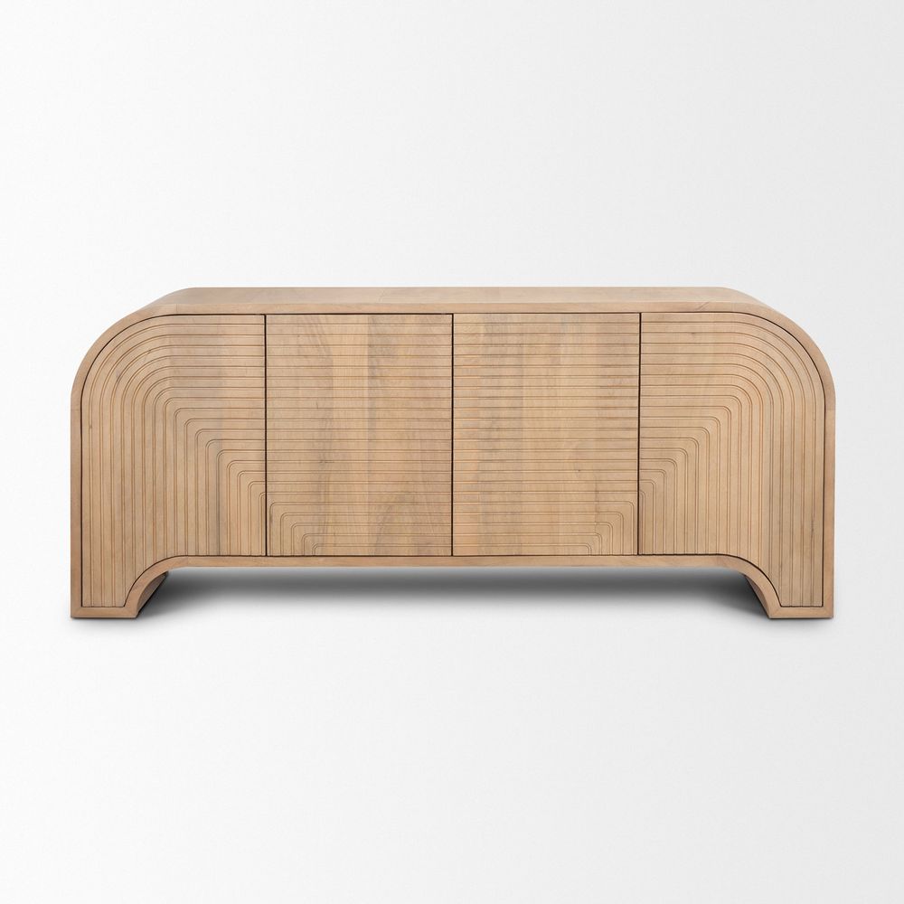 Sideboards & Credenzas Galvin Light Brown Wood Sideboard