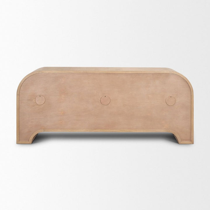 Galvin Light Brown Wood Sideboard