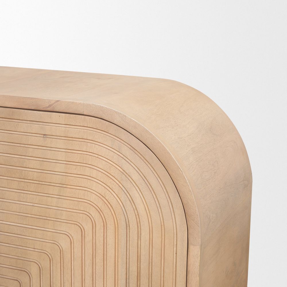 Galvin Light Brown Wood Sideboard