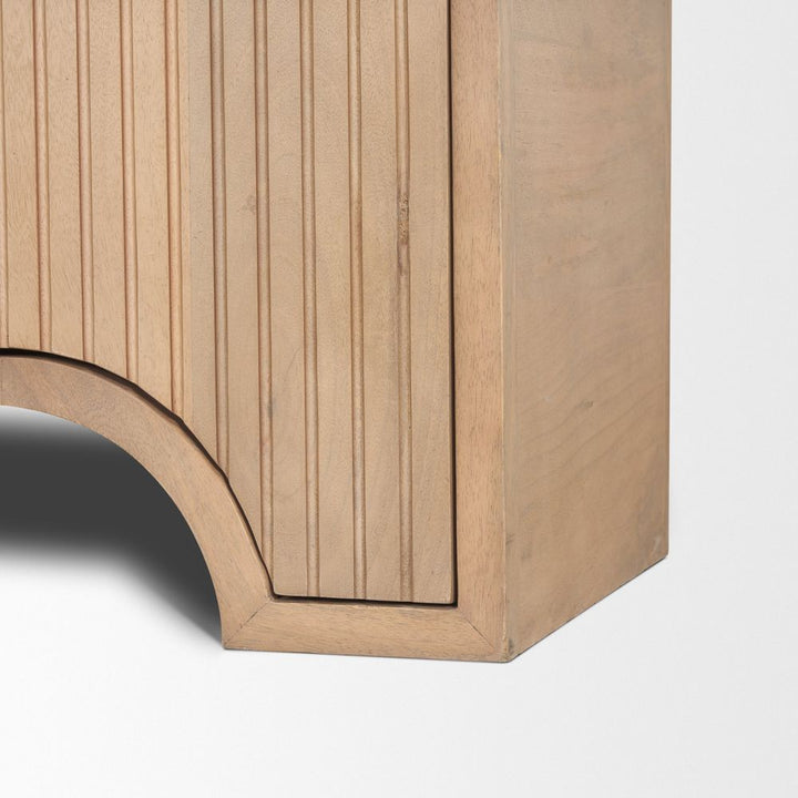 Galvin Light Brown Wood Sideboard