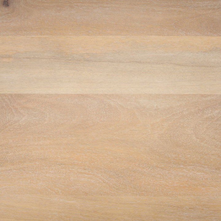 Lyra Mango Wood | Travertine | 84" Dining Table