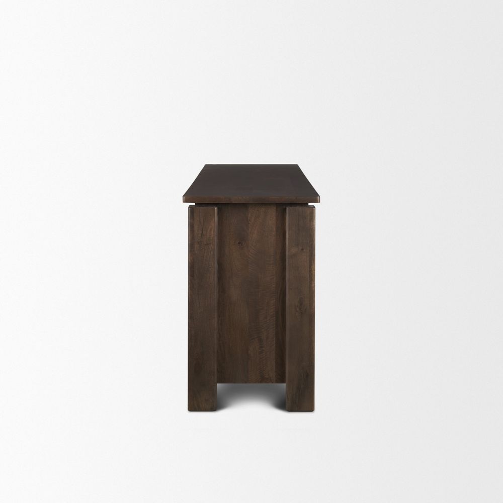 Gallier Dark Brown Wood Sideboard