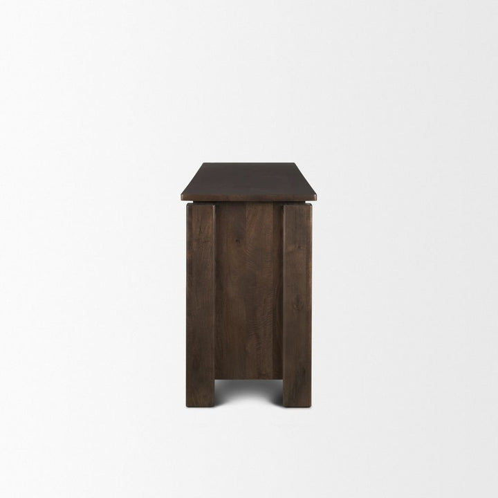 Gallier Dark Brown Wood Sideboard