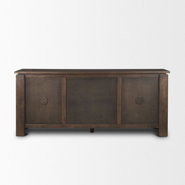 Gallier Dark Brown Wood Sideboard