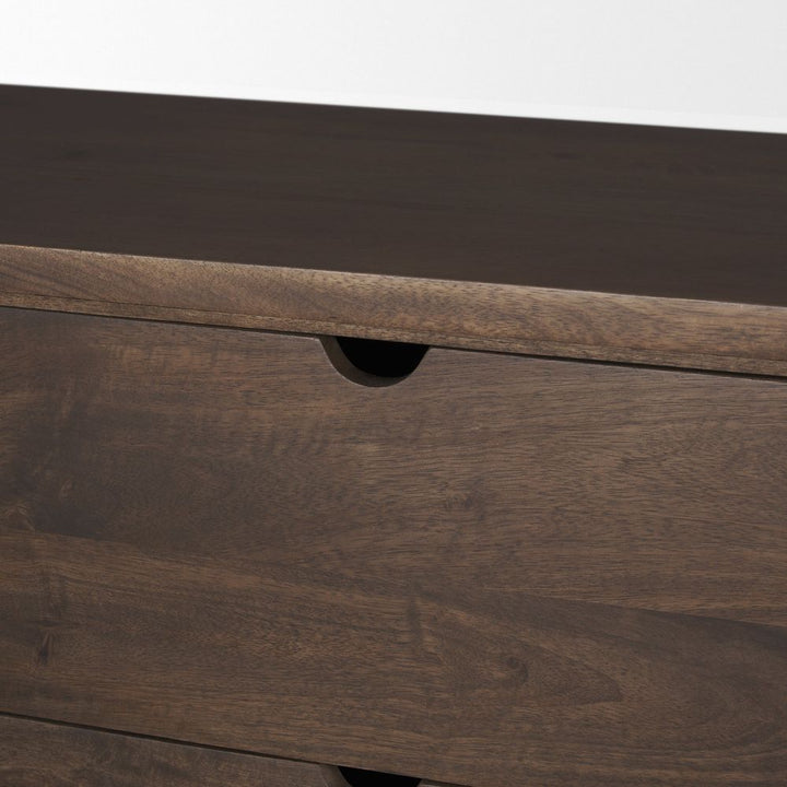 Gallier Dark Brown Wood Sideboard
