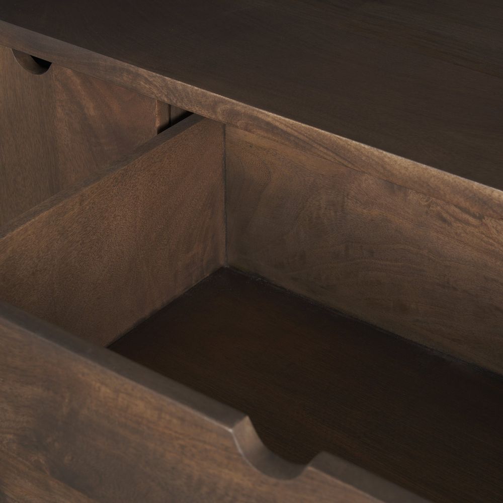 Gallier Dark Brown Wood Sideboard