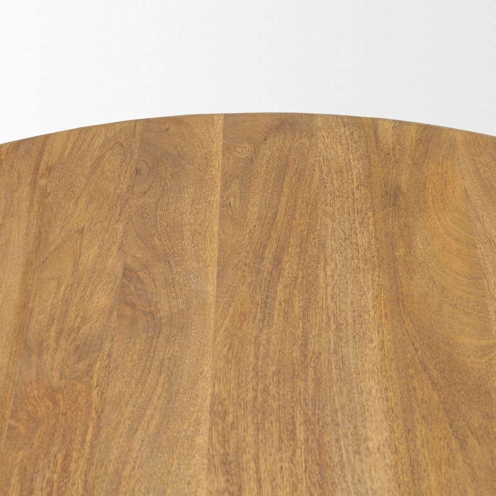 Iris Light Brown Wood Coffee Table
