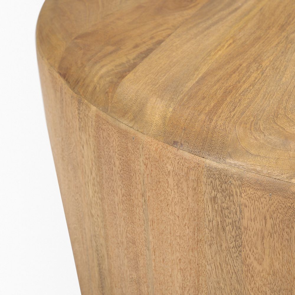 Iris Light Brown Wood Coffee Table
