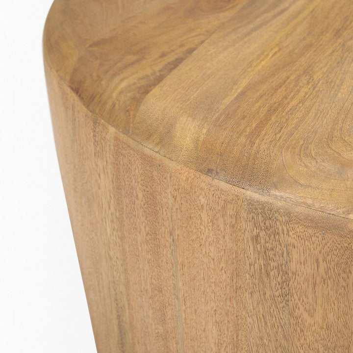 Iris Light Brown Wood Coffee Table