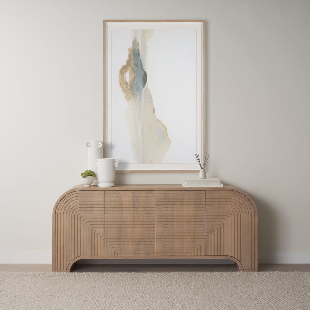 Sideboards & Credenzas Galvin Light Brown Wood Sideboard