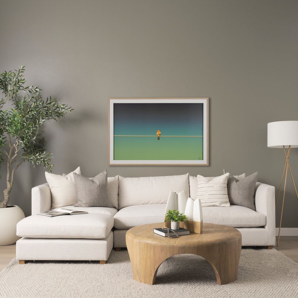 Coffee Tables Iris Light Brown Wood Coffee Table