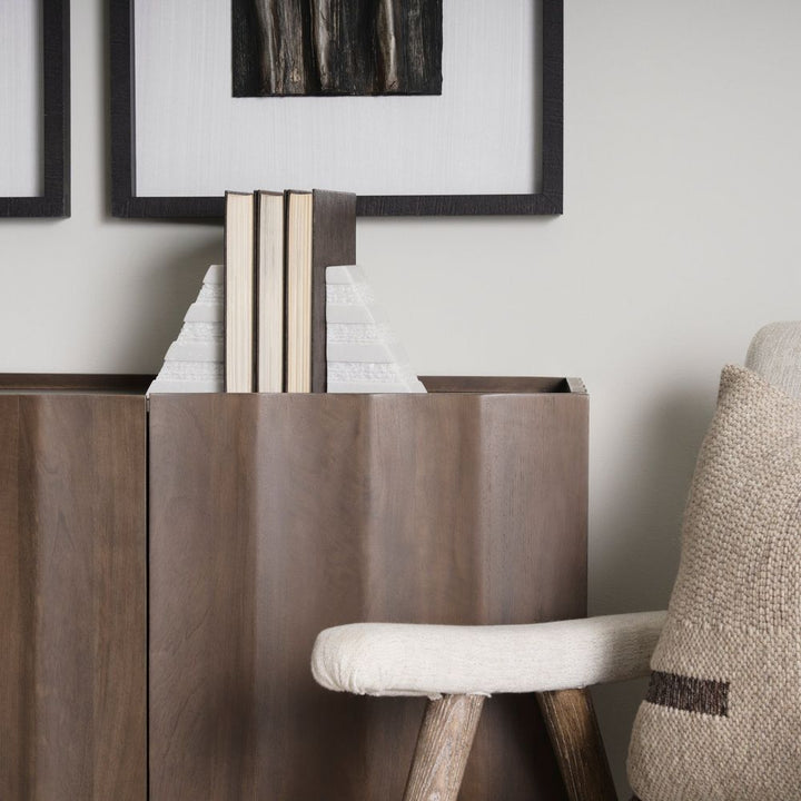 Vallina White Marble Book End
