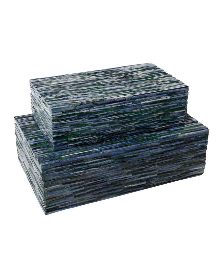 Boxes Perseus Blue Box Set of 2