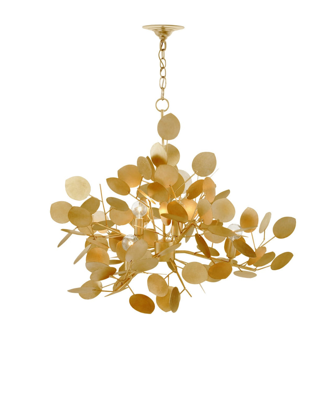 Chandeliers Lunaria Large Gold Chandelier