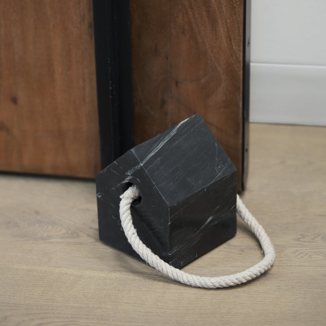 Raven Black Marble Decorative Object