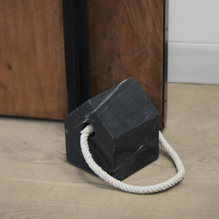 Raven Black Marble Decorative Object