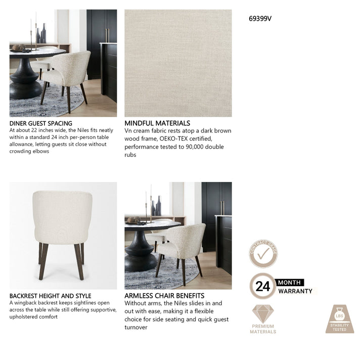 Niles Wingback Dining Side Chair