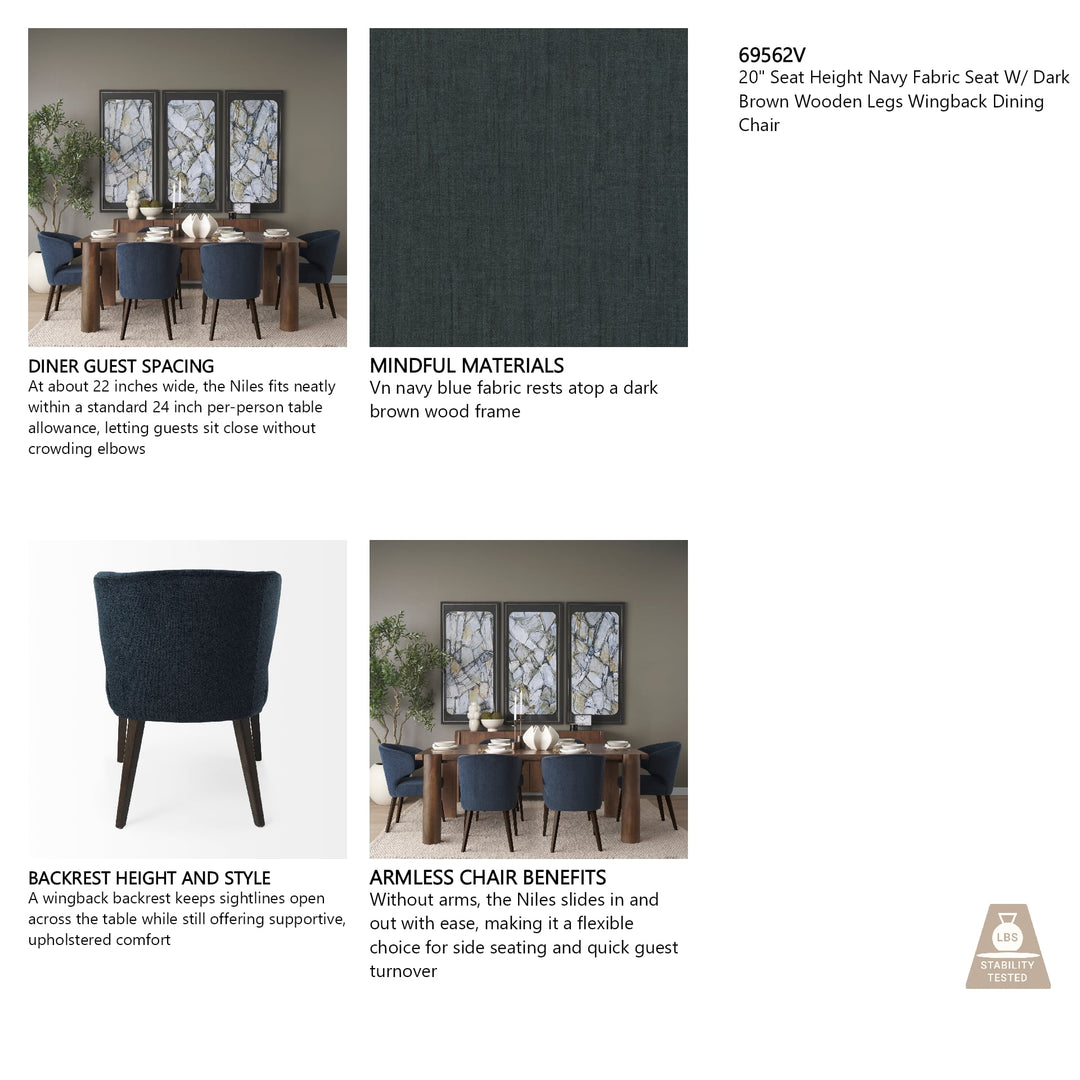 Niles Wingback Dining Side Chair