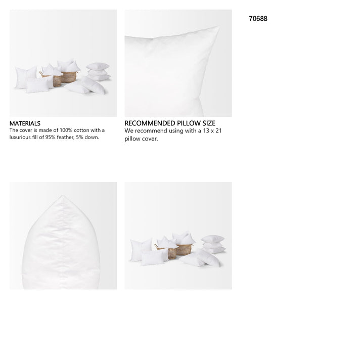Comfort Down | 15 x 23 Pillow Insert
