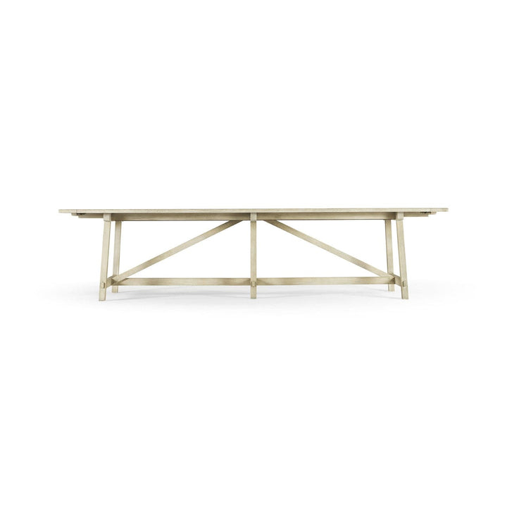Timeless Sidereal French Laundry Dining Table 125" in Stripped Oak-Jonathan Charles-JCHARLES-003-2-A61-STO-Dining Tables-2-France and Son