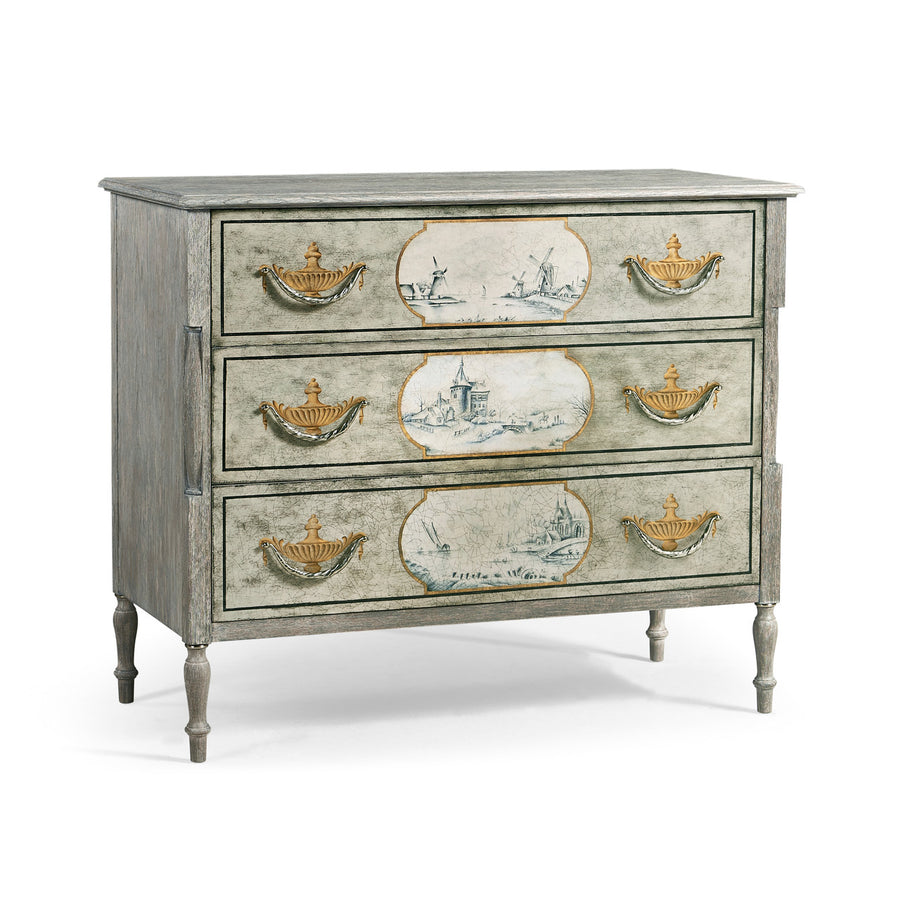 Morningside Chest of Drawers-Jonathan Charles-JCHARLES-007-1-901-OCB-Bookcases & Cabinets-1-France and Son
