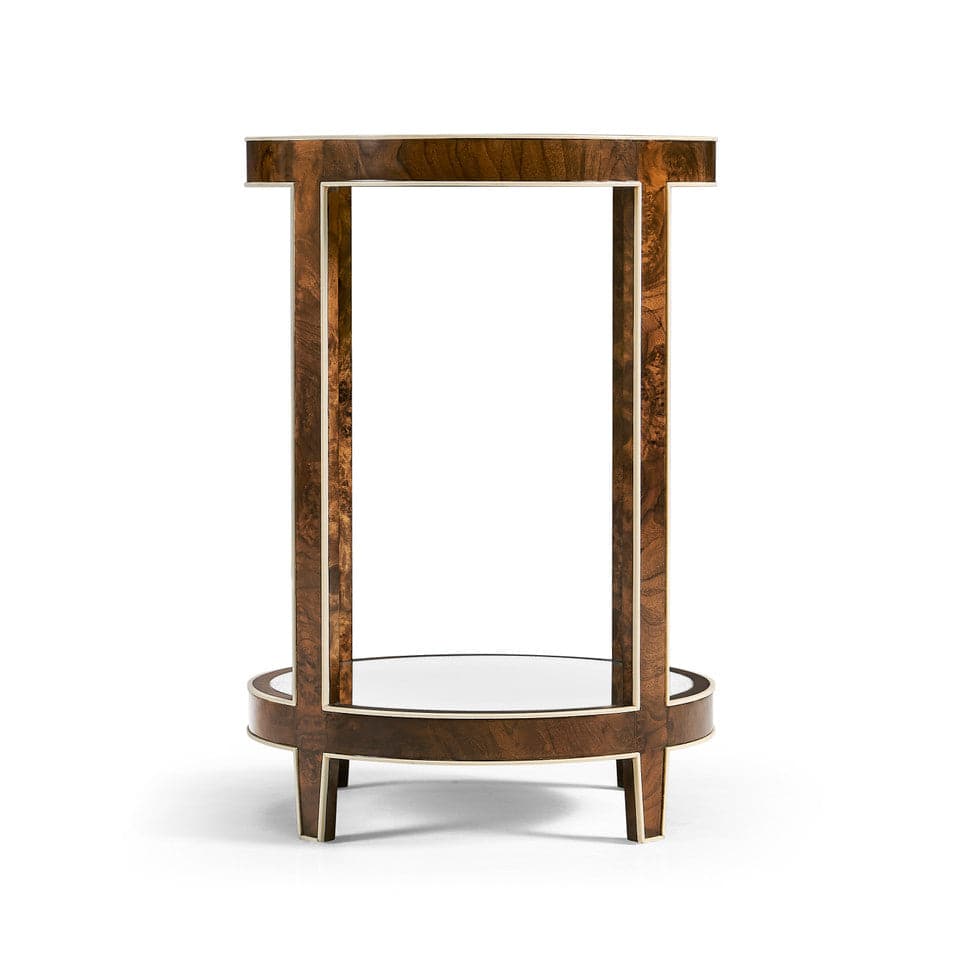 Jacques Round End Table-Jonathan Charles-JCHARLES-007-3-DN1-WBL-Side Tables-4-France and Son