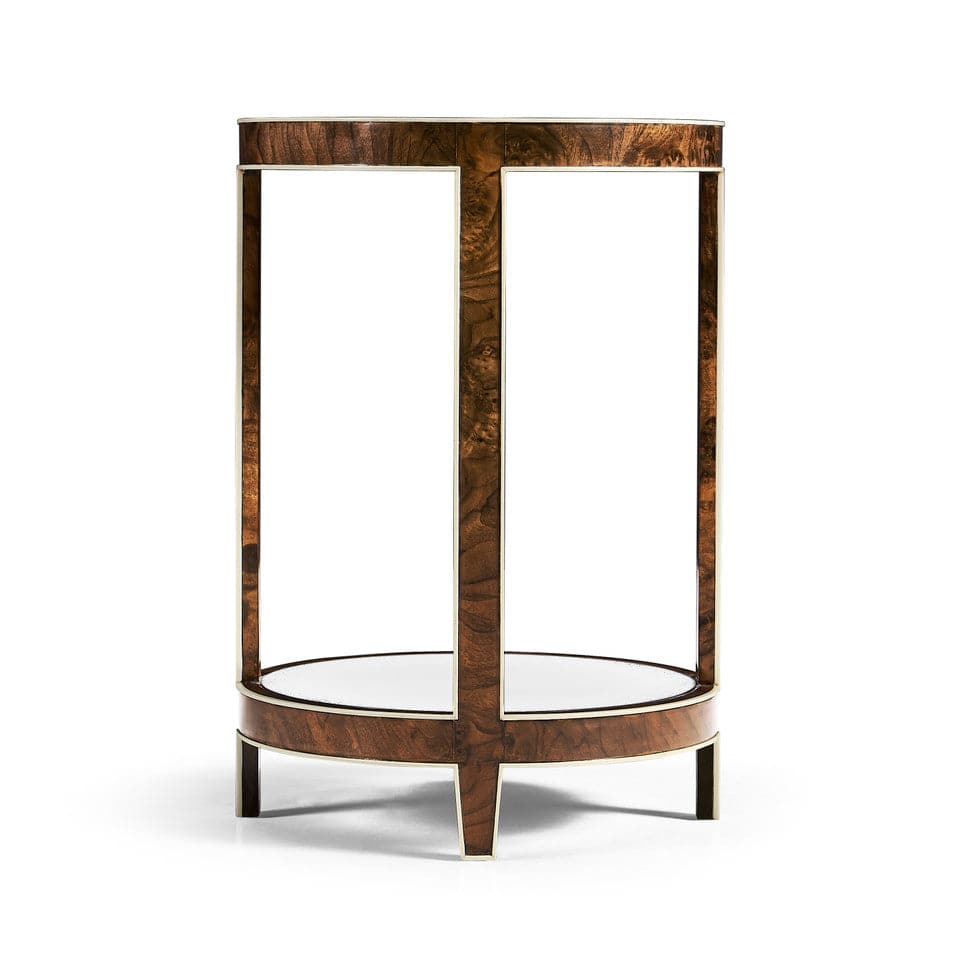 Jacques Round End Table-Jonathan Charles-JCHARLES-007-3-DN1-WBL-Side Tables-3-France and Son