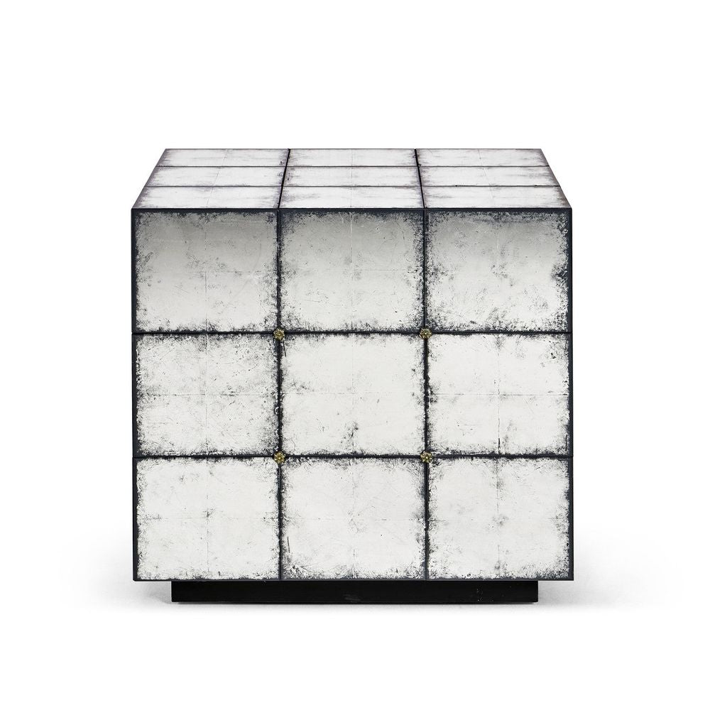 Luna Square End Table-Jonathan Charles-JCHARLES-007-3-BN2-EGL-Side Tables-2-France and Son