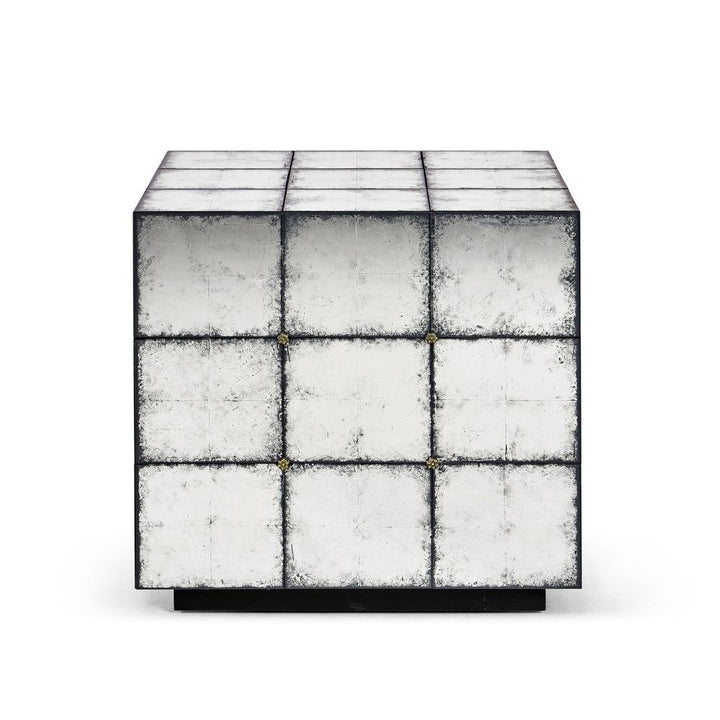 Luna Square End Table-Jonathan Charles-JCHARLES-007-3-BN2-EGL-Side Tables-2-France and Son