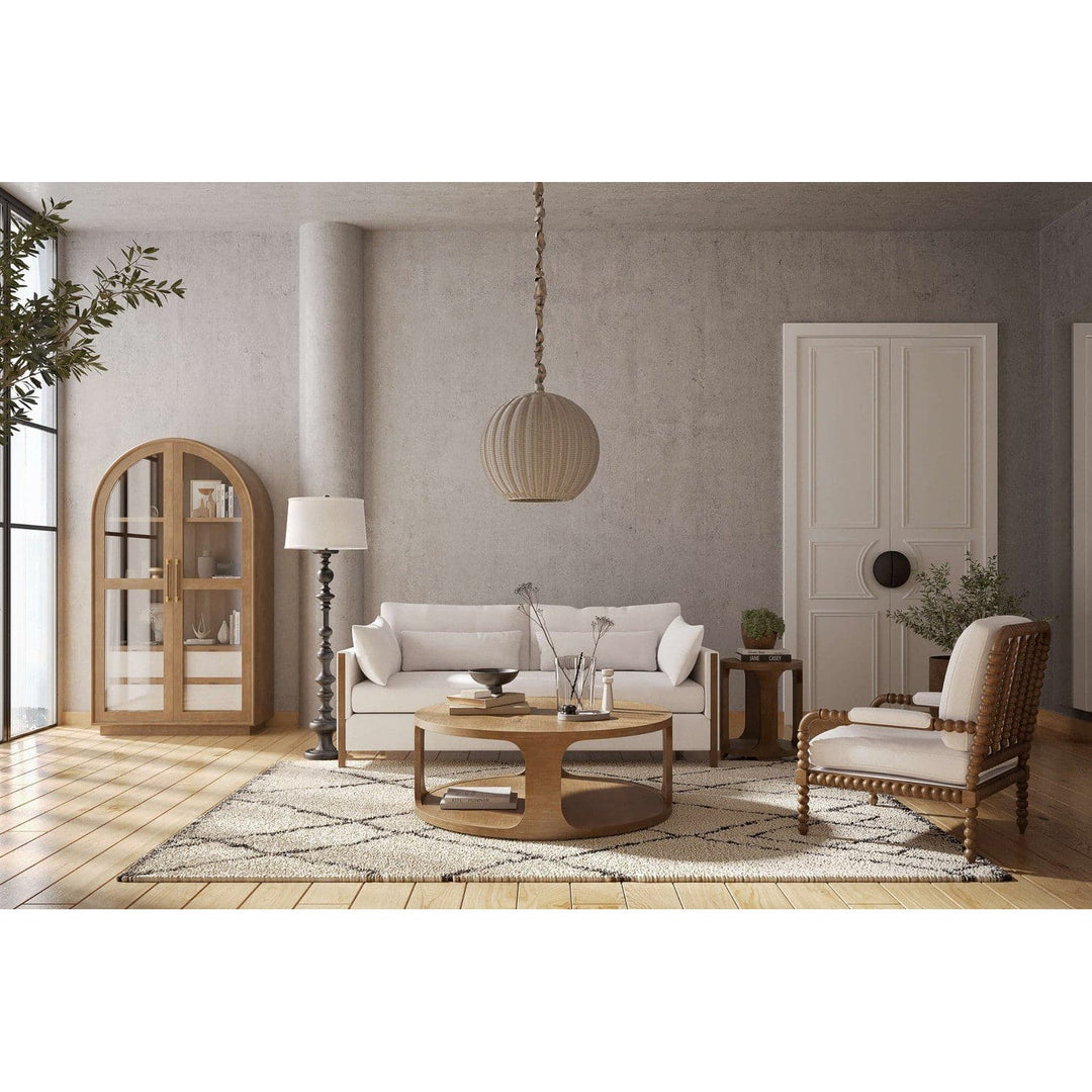 Cholet Arm Chair-Bramble-BRAM-27622STWSF204--Lounge ChairsStraw Wash/Arctic-2-France and Son