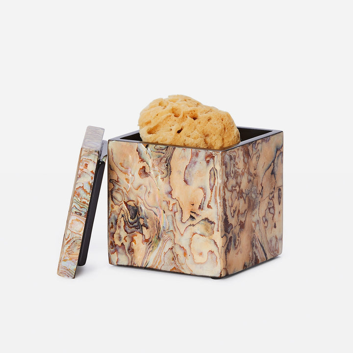 Adana, Marbleized Young Pen, Canister, Square Straight, Shell