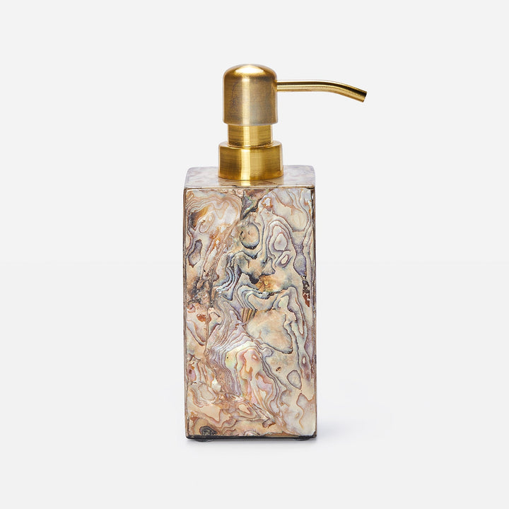 Adana, Marbleized Young Pen, Soap Pump, Square Straight, Shell