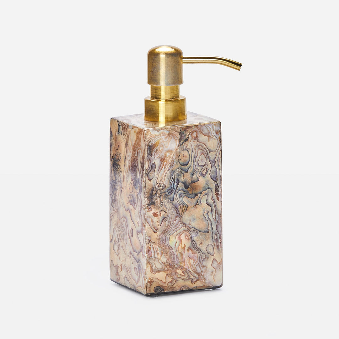 Adana, Marbleized Young Pen, Soap Pump, Square Straight, Shell