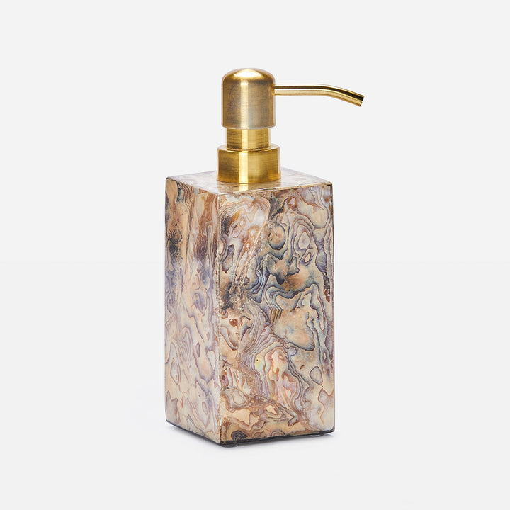 Adana, Marbleized Young Pen, Soap Pump, Square Straight, Shell