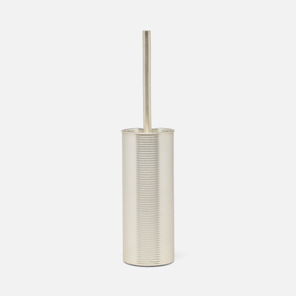 Adelaide, Matte Silver, Toilet Brush Holder, Round, Stainless Steel