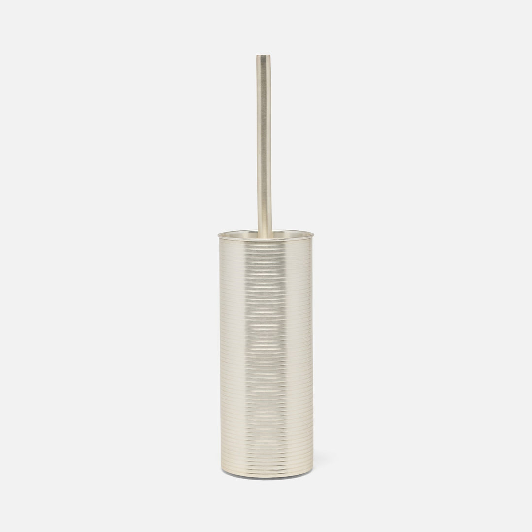 Adelaide, Matte Silver, Toilet Brush Holder, Round, Stainless Steel