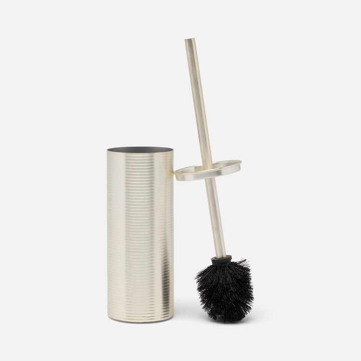 Adelaide, Matte Silver, Toilet Brush Holder, Round, Stainless Steel